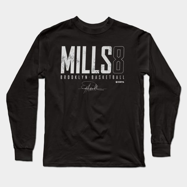 Patty Mills Brooklyn Elite Long Sleeve T-Shirt by TodosRigatSot